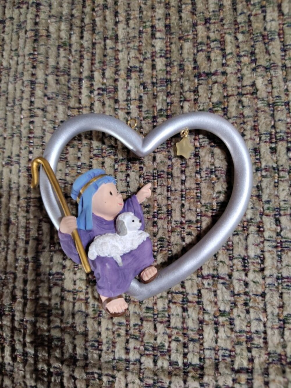 2000-Vintage SHEPHERD SPOTS CHRISTMAS STAR Dayspring Ornament